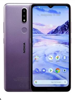 Nokia 2.4 2GB/32GB 6.5" Smartphone In Dusk Purple With Phone Case